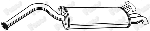 Rear Muffler (616509)