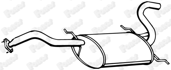 Rear Muffler (620496)