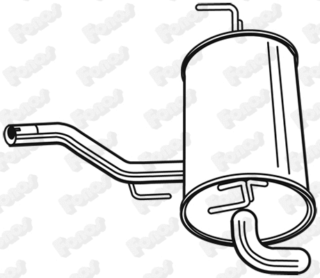 Rear Muffler (23793)