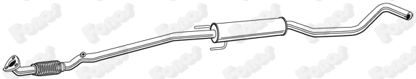 Centre Muffler (617670)