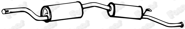 Rear Muffler (610004)