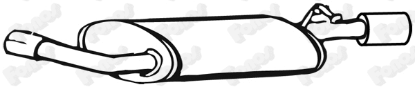 Rear Muffler (17294)