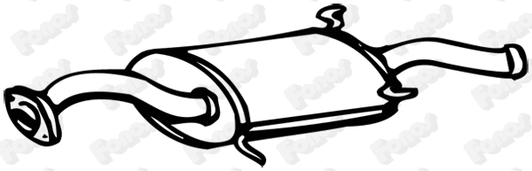 Rear Muffler (16713)