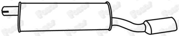 Rear Muffler (617404)