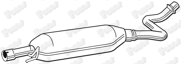 Centre Muffler (614219)
