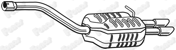 Rear Muffler (25104)