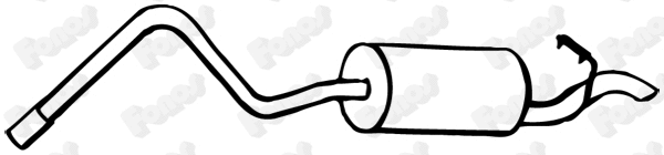 Rear Muffler (17720)