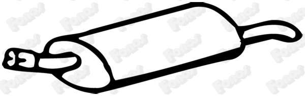 Rear Muffler (617410)