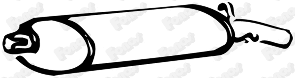 Rear Muffler (611402)