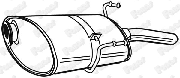 Rear Muffler (615603)