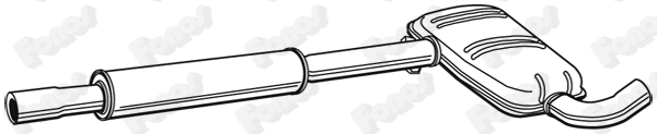 Centre Muffler (610204)