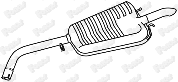 Rear Muffler (619248)