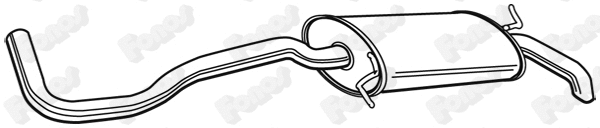 Rear Muffler (610947)