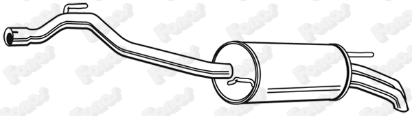 Rear Muffler (616411)