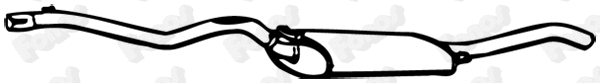 Rear Muffler (616444)