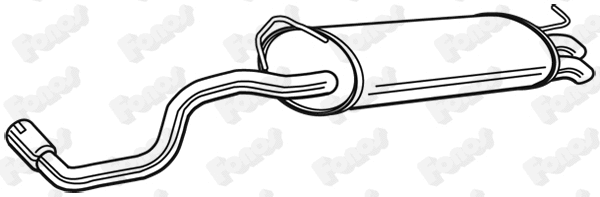 Rear Muffler (23231)