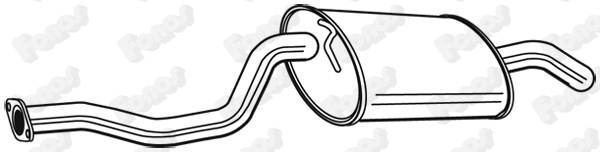 Rear Muffler (24085)
