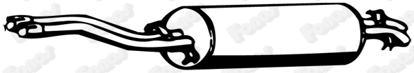 Rear Muffler (618197)