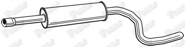 Centre Muffler (23167)