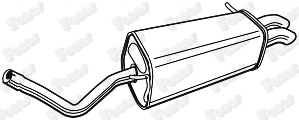 Rear Muffler (610541)