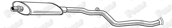 Centre Muffler (613165)