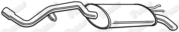 Rear Muffler (615860)