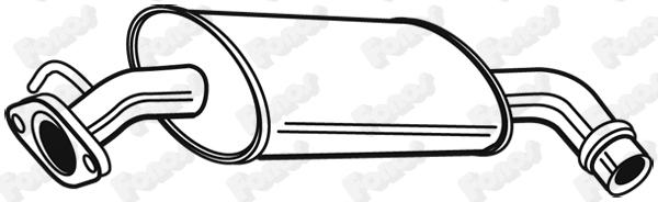 Front Muffler (611515)