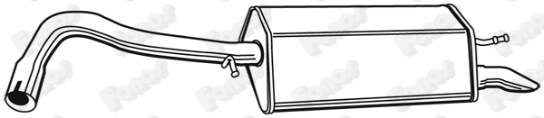 Rear Muffler (619462)
