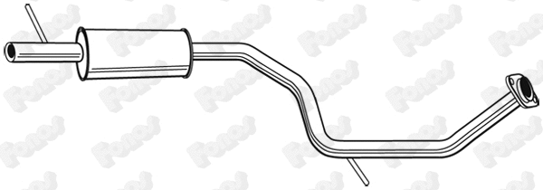Centre Muffler (23881)