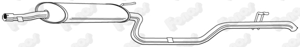 Rear Muffler (618614)