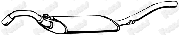 Rear Muffler (616140)