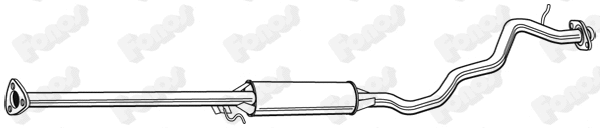Centre Muffler (620027)