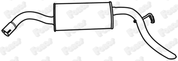 Rear Muffler (619189)
