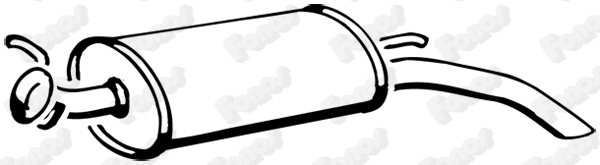 Rear Muffler (611230)