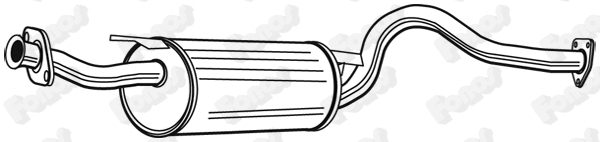 Rear Muffler (612552)