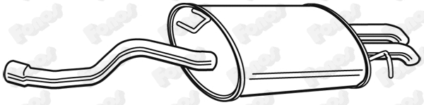 Rear Muffler (616468)