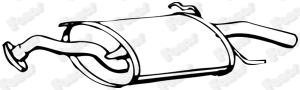 Rear Muffler (614353)