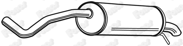 Rear Muffler (23408)
