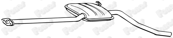 Centre Muffler (619440)