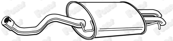 Rear Muffler (616670)