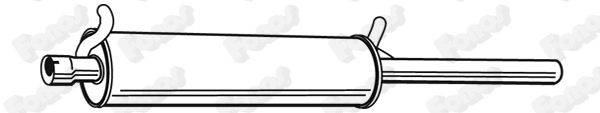 Rear Muffler (02735)