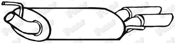Rear Muffler (616466)