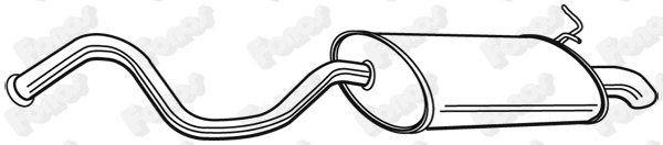 Rear Muffler (611858)