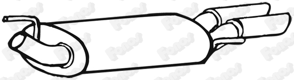 Rear Muffler (616180)