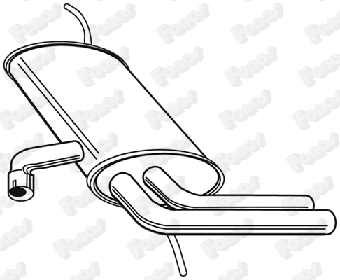 Rear Muffler (23259)