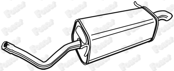 Rear Muffler (610340)