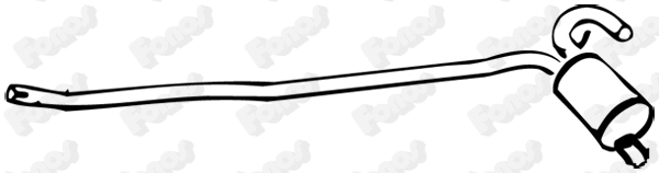 Centre Muffler (61102)