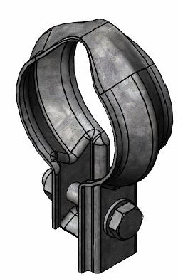 Clamping Piece, exhaust system (80890)