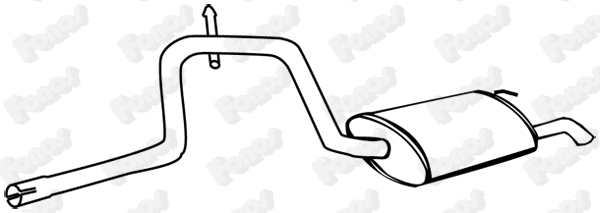 Rear Muffler (17560)