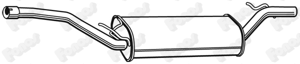 Rear Muffler (23211)